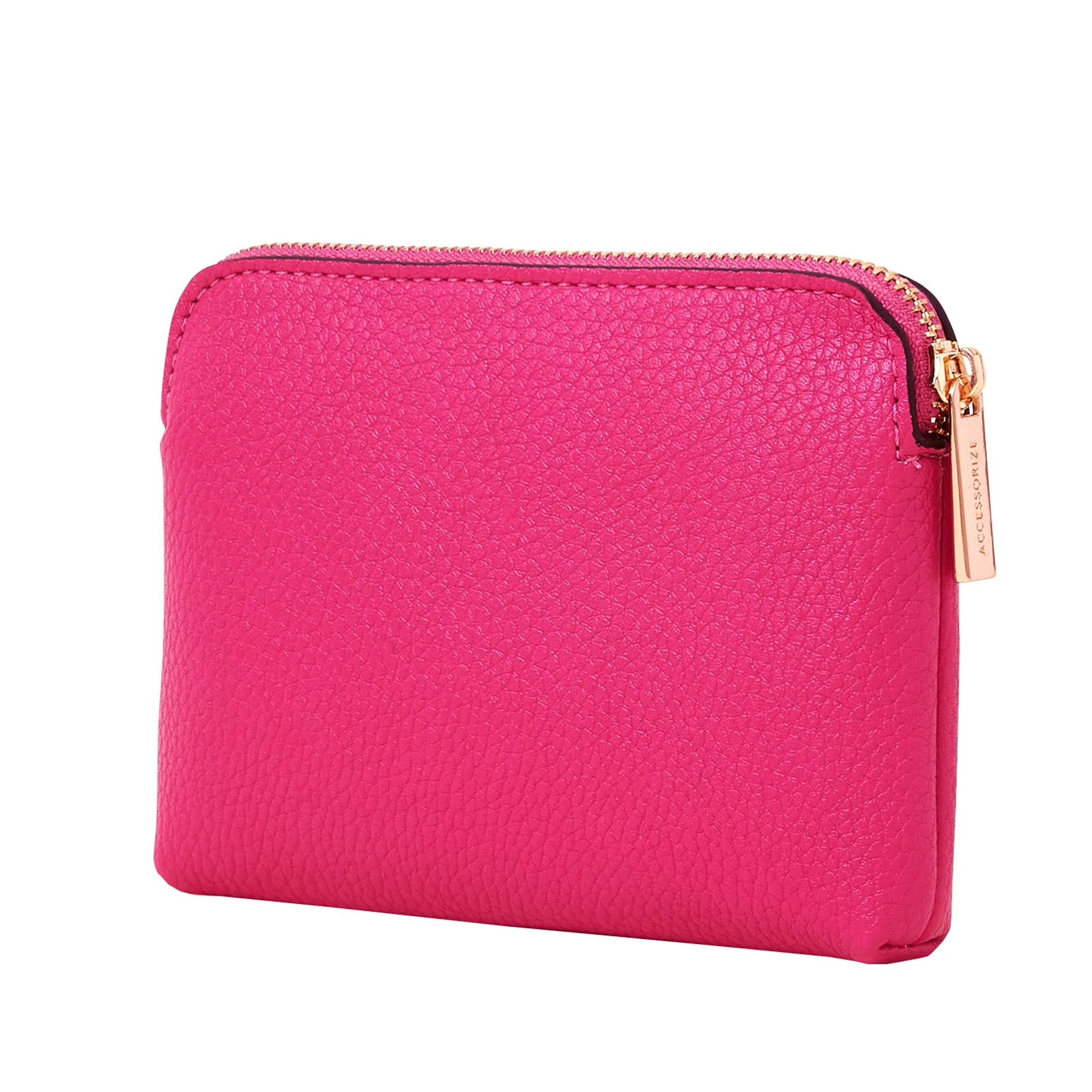 Accessorize London Women's Pink Classic Coin Purse