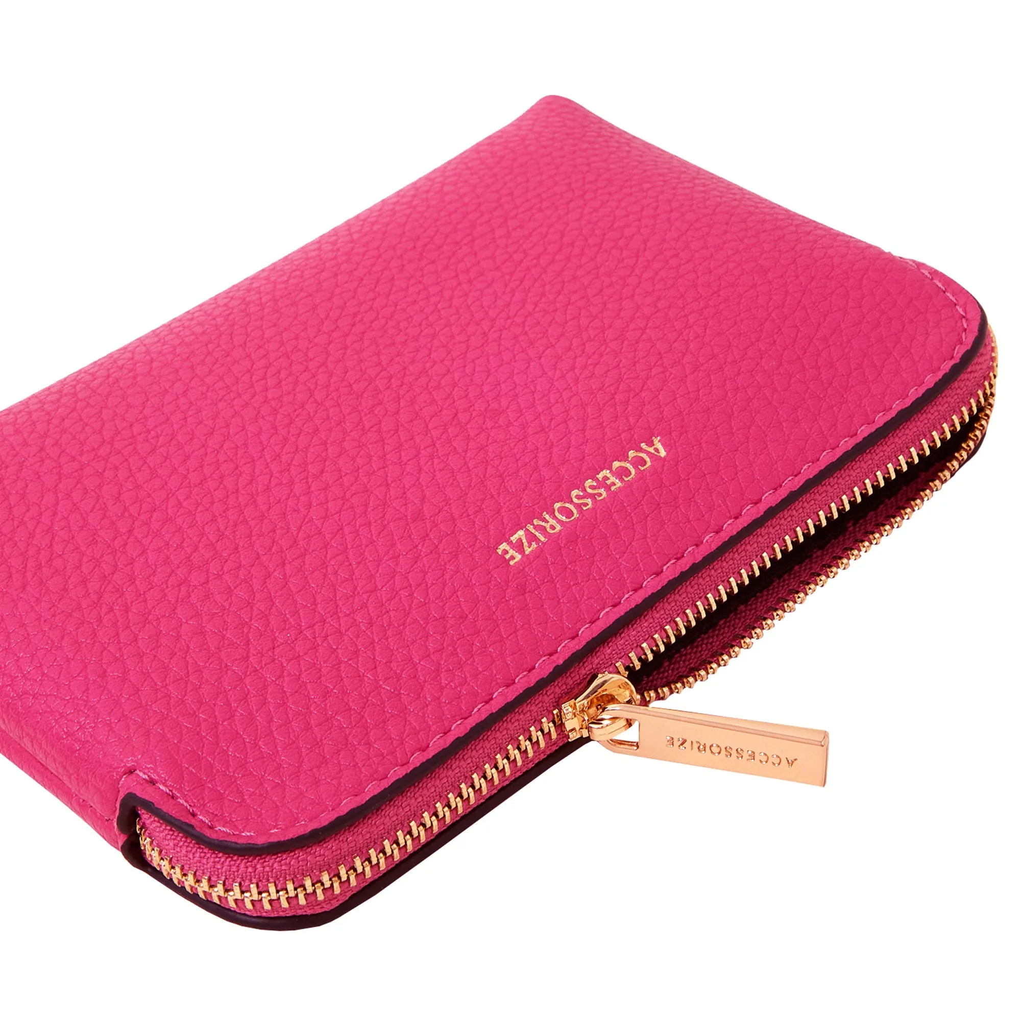 Accessorize London Women's Pink Classic Coin Purse