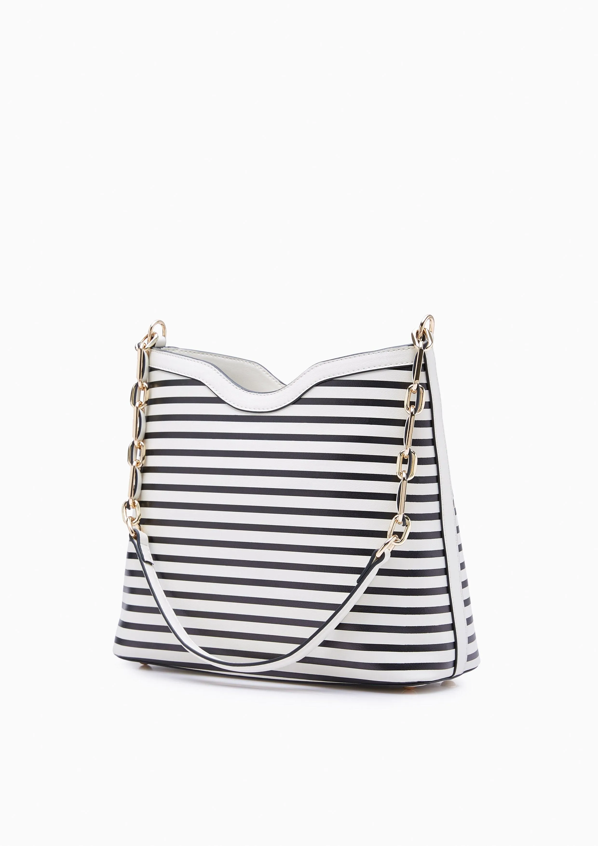 Archie Hobo Crossbody Bag White