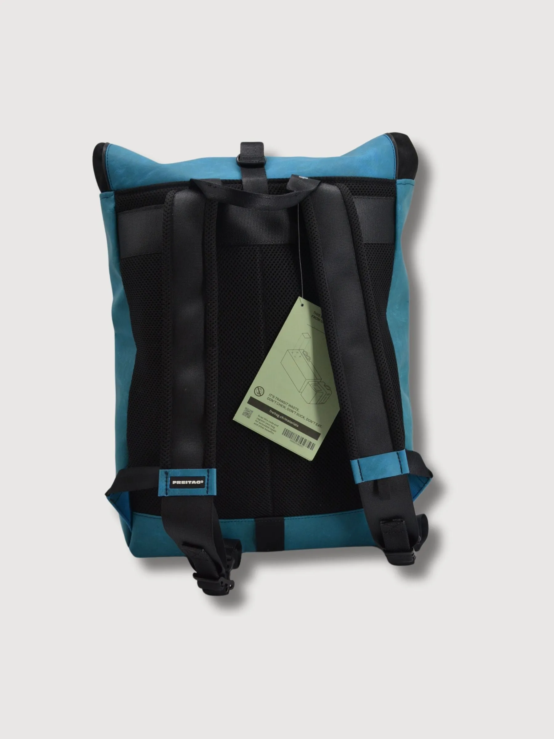 Backpack F155 Clapton Turquoise In Used Truck Tarps | Freitag