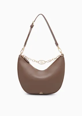 Begga Hobo Crossbody Bag Dark Brown