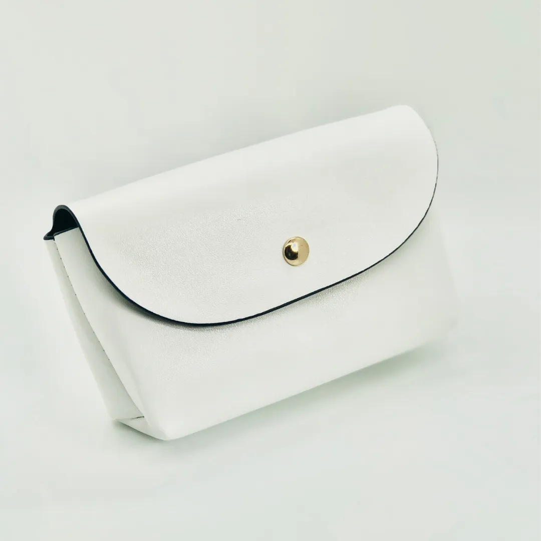 Betty Shoulder Bag -Clear/White