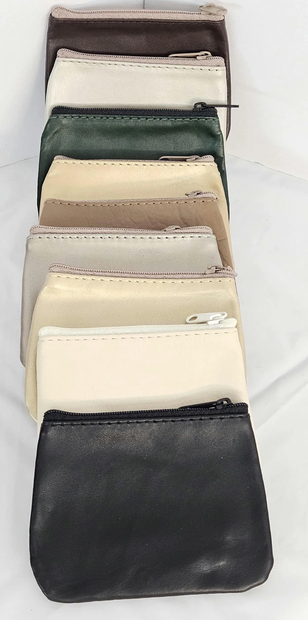 Black Leather Travel Coin Purses! TR001,for women,Purses for girls, Soft Genuine Leather,gift for all,Made in US