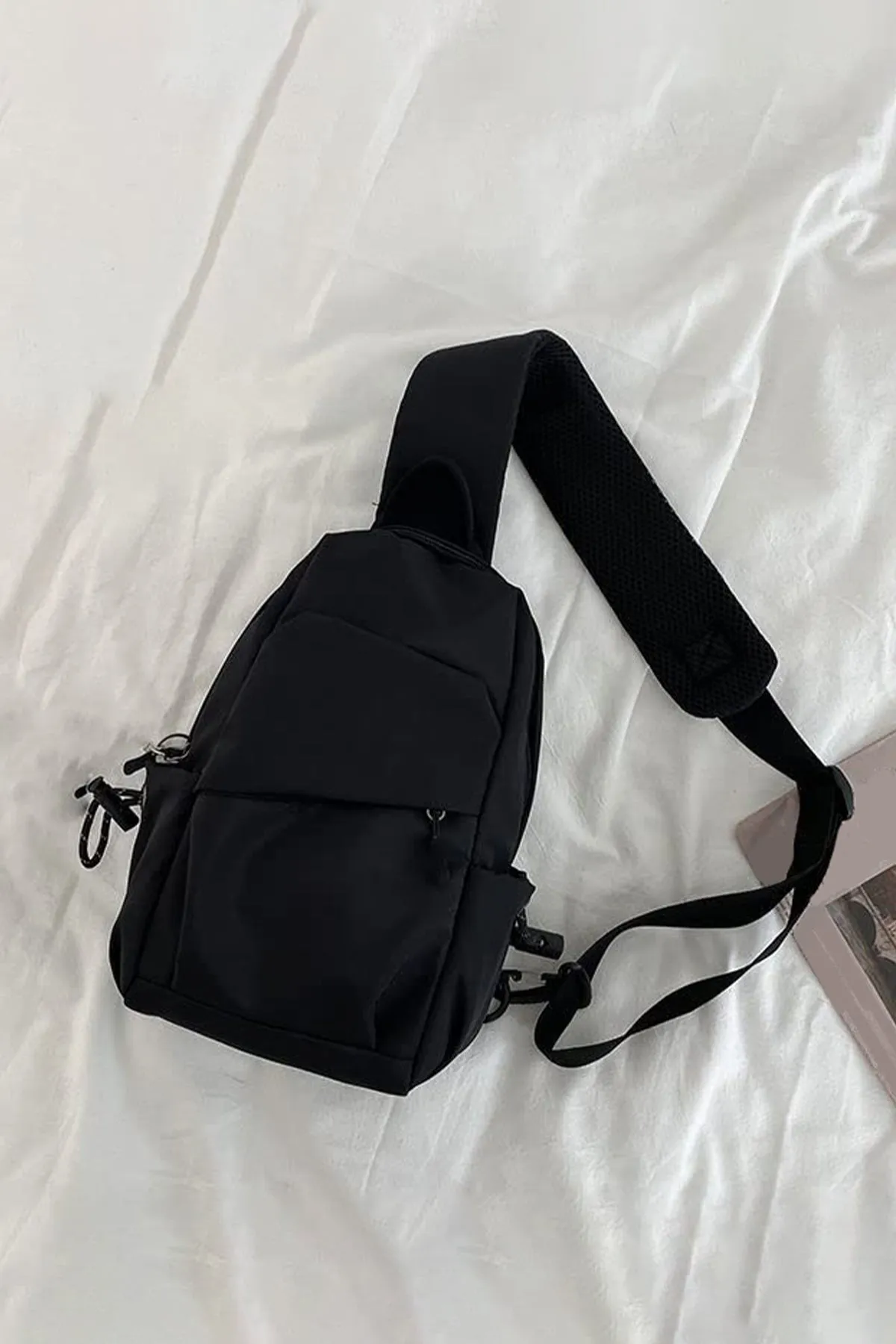 Black Mini Crossbody Bag - A23 - MHB0001