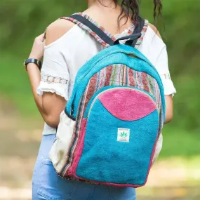 Blue Colored Hippie BackPack