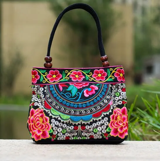 Boho Mandala Shoulder Handbag