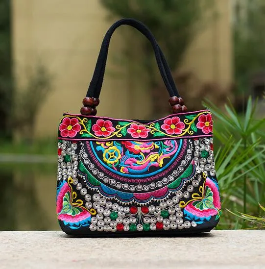 Boho Mandala Shoulder Handbag