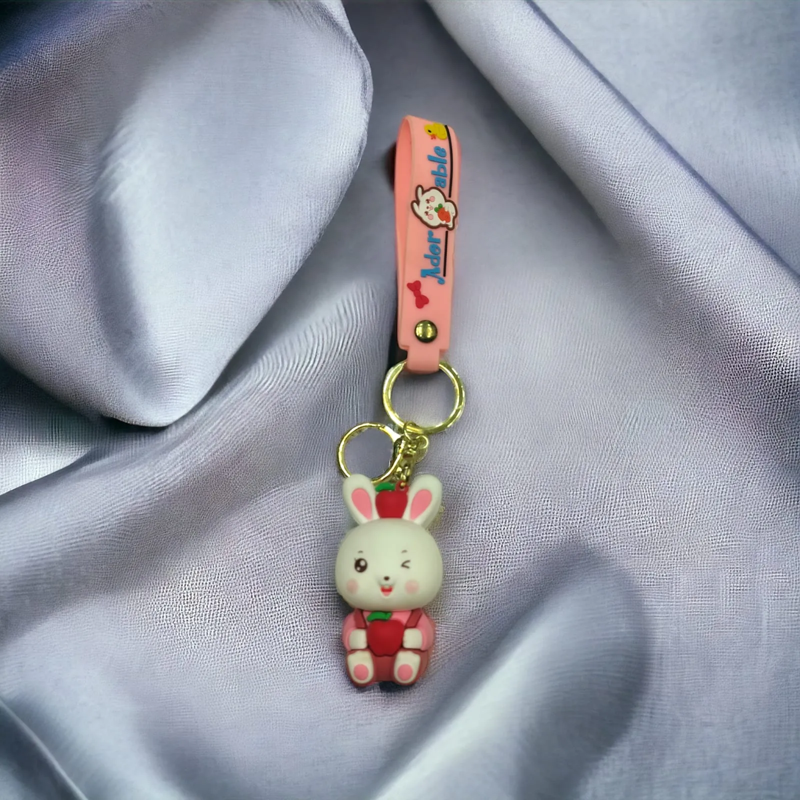 Bunny Theme Cute  Keychain.