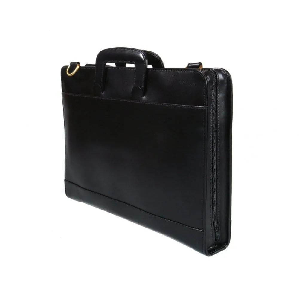 Burlington Leather Briefcase - Black