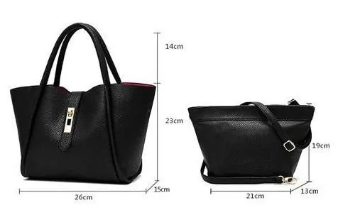 Casual Small Satchel with Detachable Inner Bag