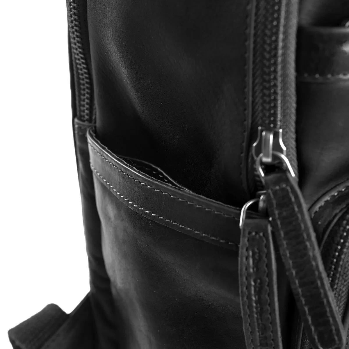 Chesterfield Austin Leather Backpack | Black