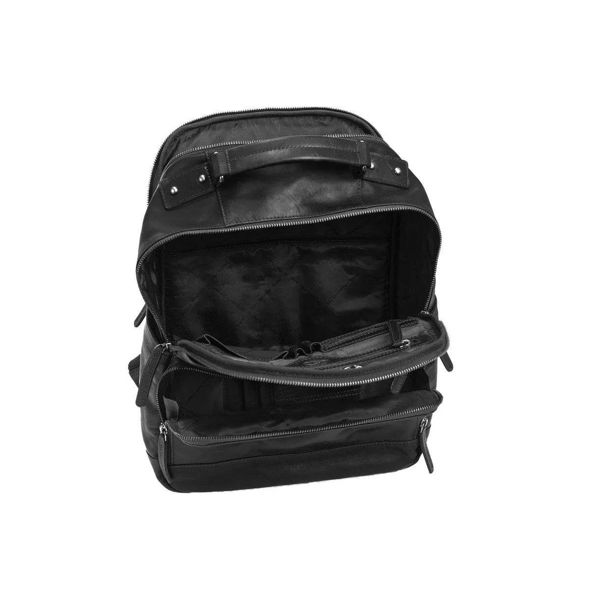 Chesterfield Austin Leather Backpack | Black