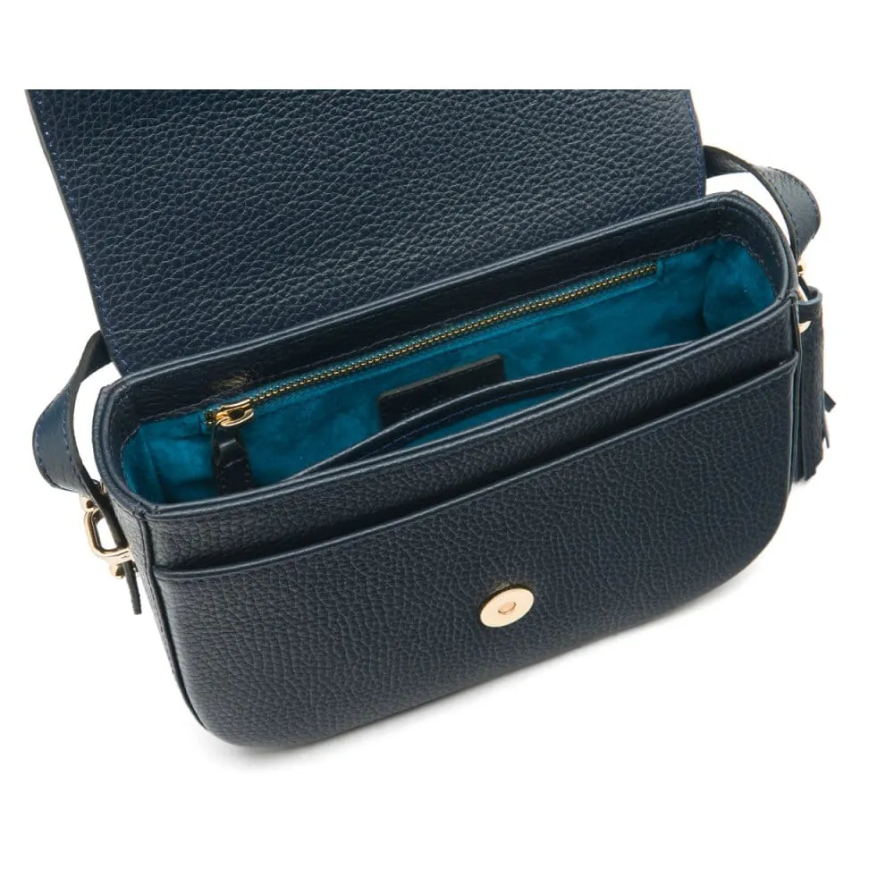 Clarice Tassel Bag - Navy