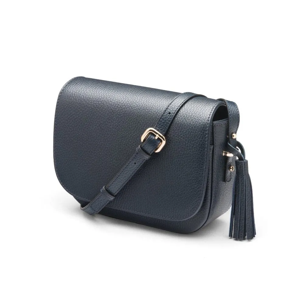 Clarice Tassel Bag - Navy