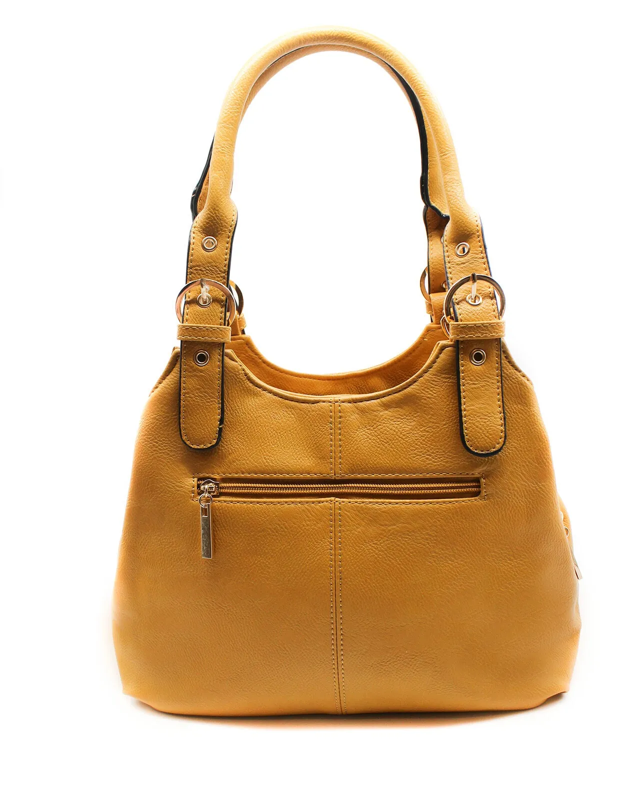 Classic Mattea Soft Handbag - Mustard