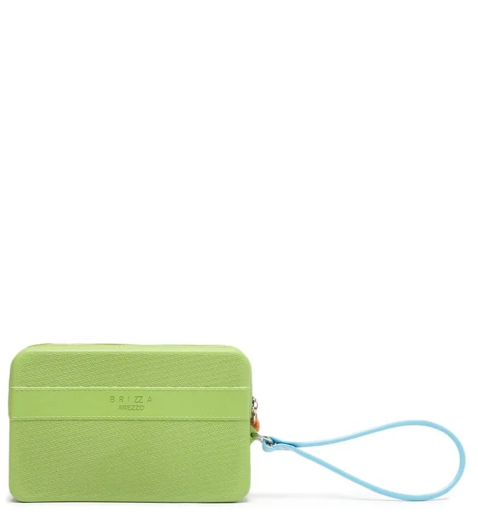 Clutch Green Multicolored Malu Brizza