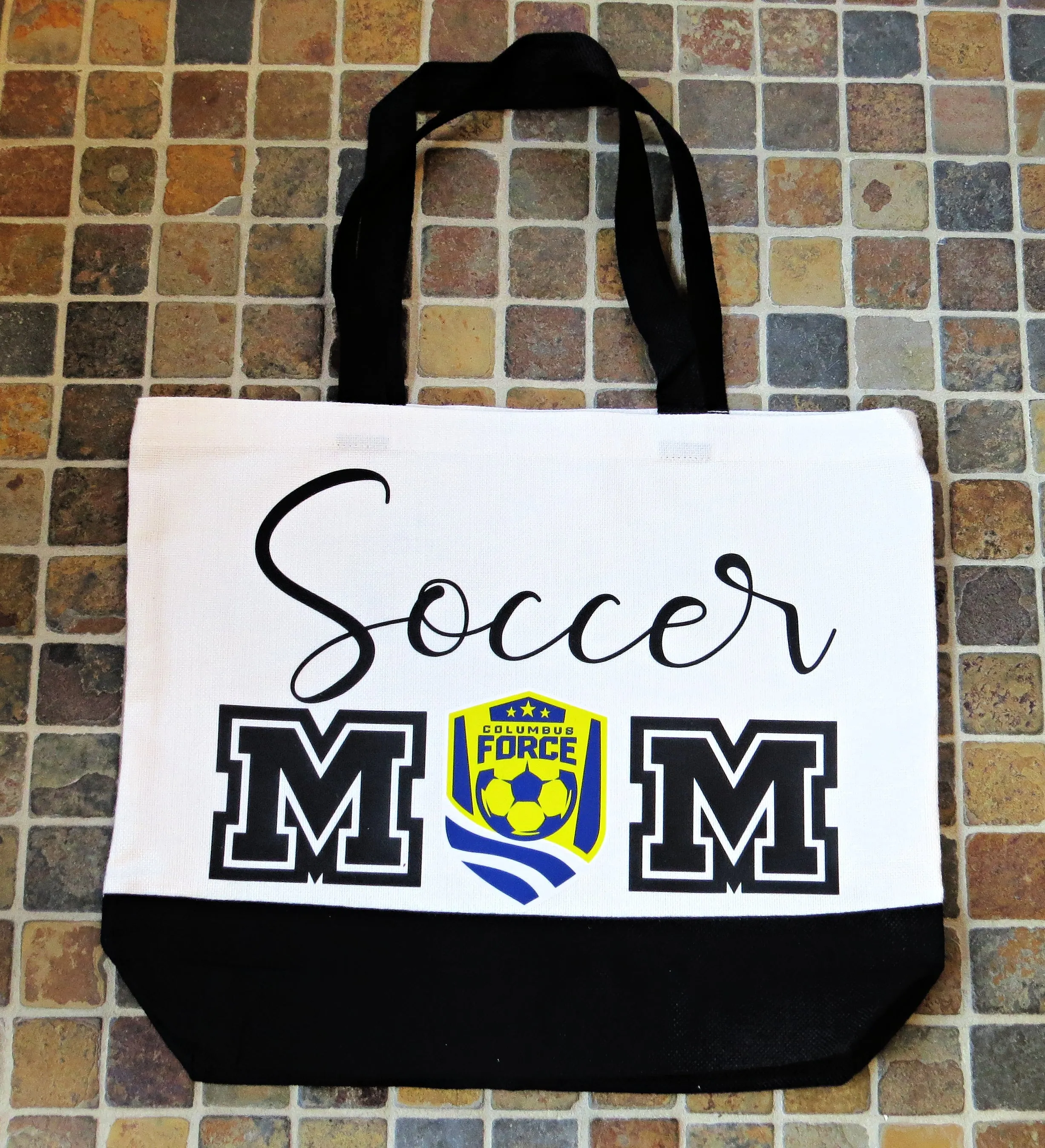 Columbus Force Soccer Mom Polyester Tote Bag - Essential Bag