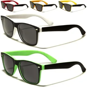 Designer Two Tone Classic Sunglasses Unisex