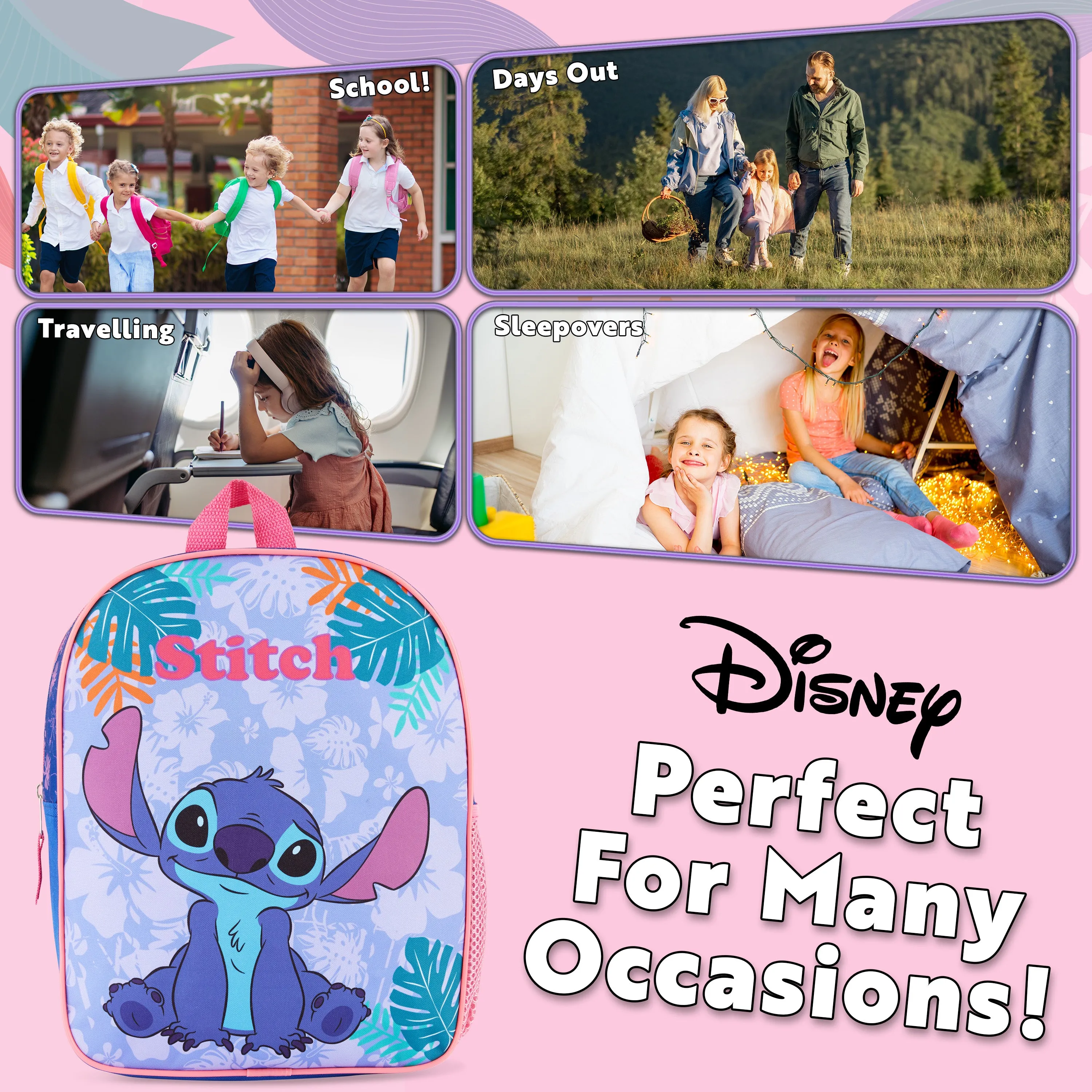 Disney Stitch Backpack for Girls