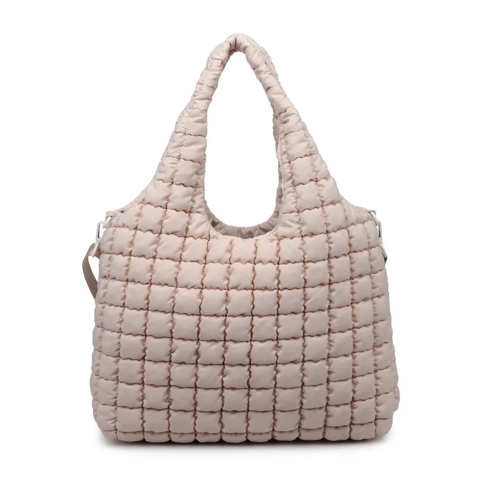 Elevate Puffer Bag Cream