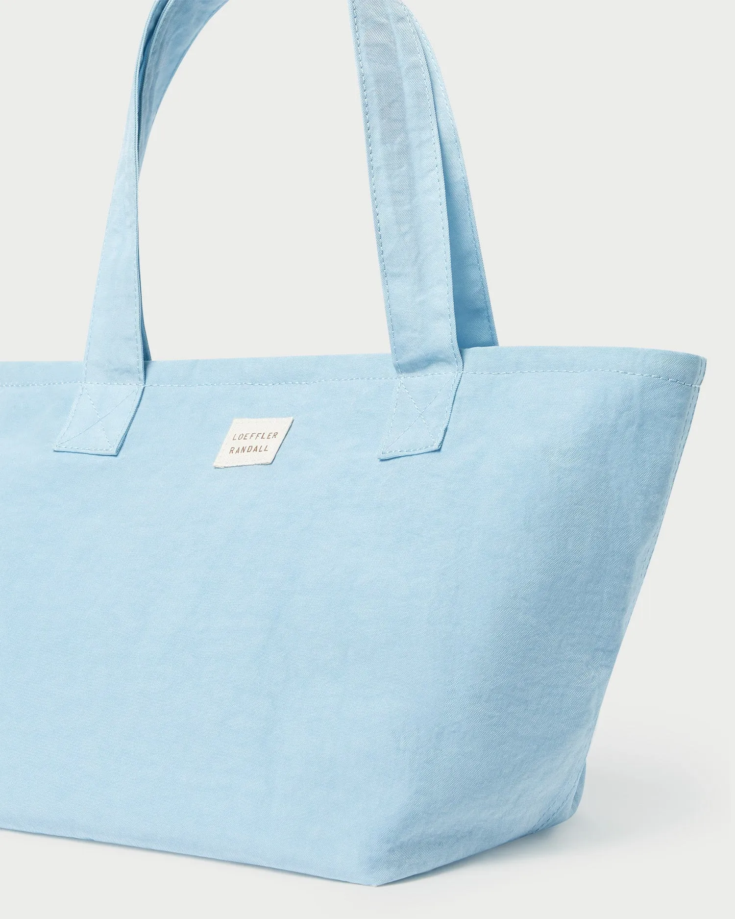 Ellis Light Blue Packable Tote