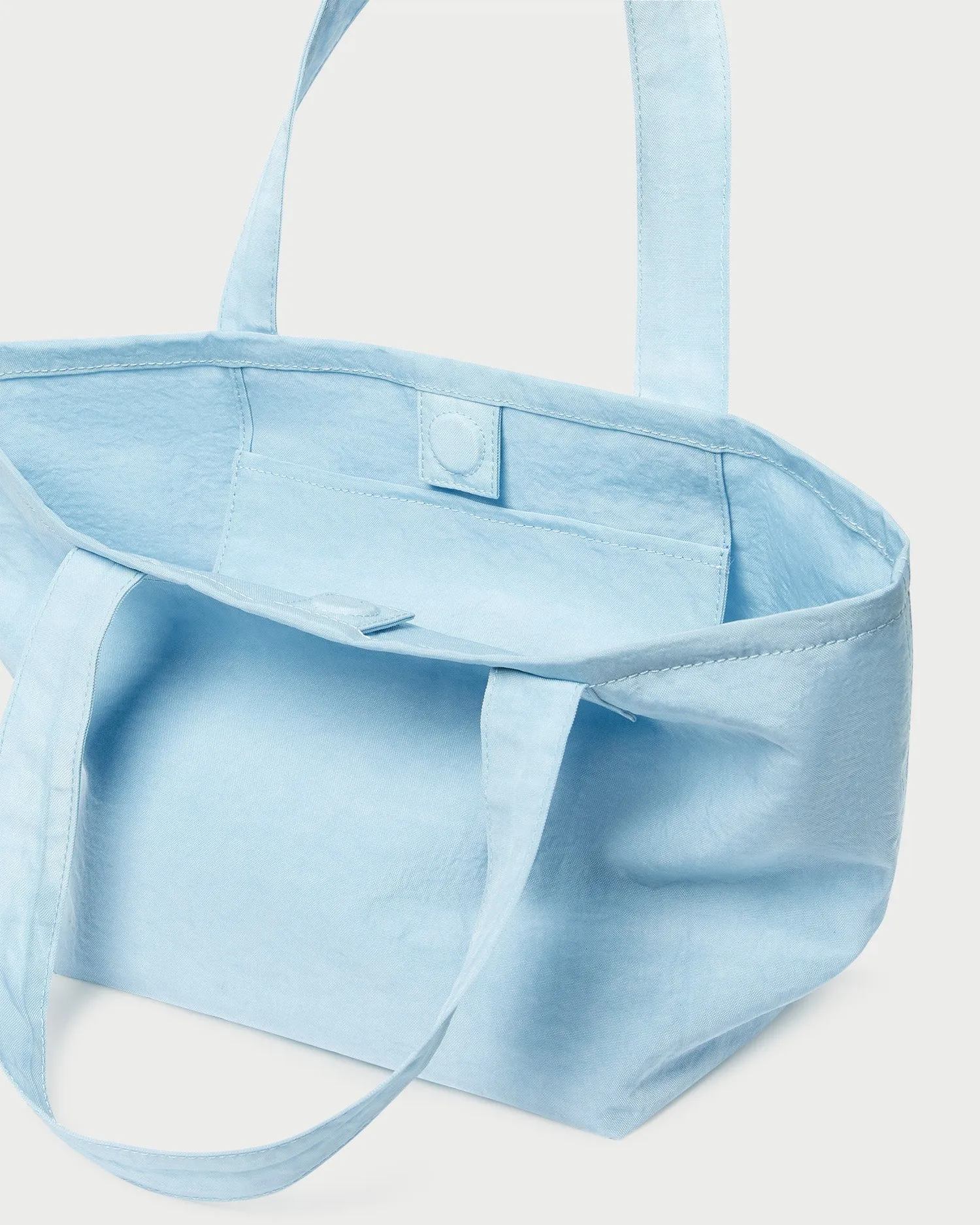 Ellis Light Blue Packable Tote