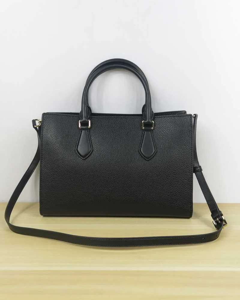 Everly Medium Saffiano Leather Satchel