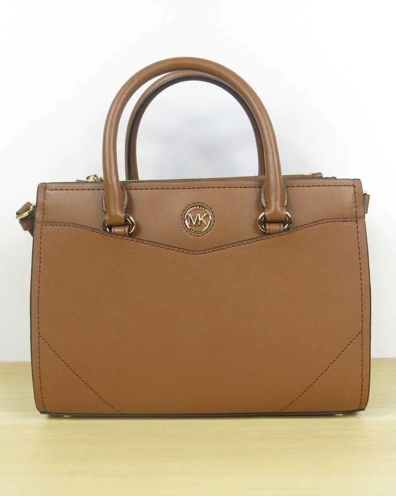 Everly Medium Saffiano Leather Satchel