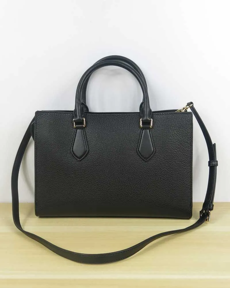 Everly Medium Saffiano Leather Satchel