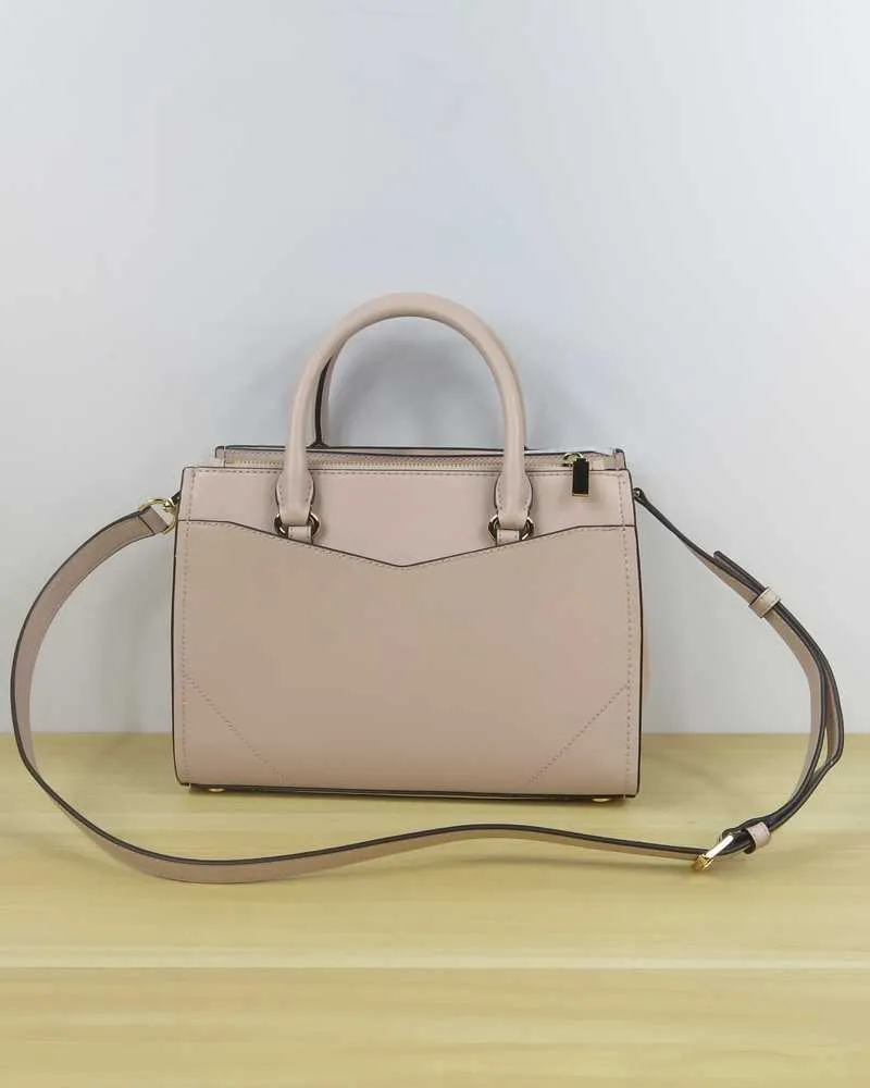 Everly Medium Saffiano Leather Satchel