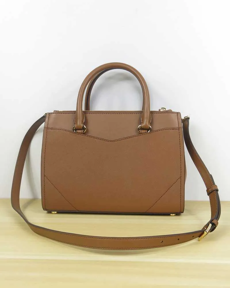 Everly Medium Saffiano Leather Satchel