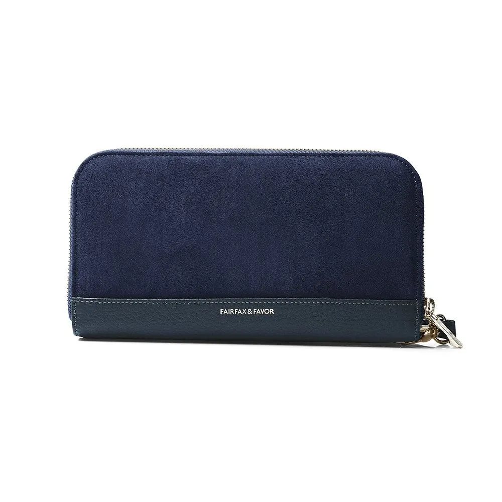 Fairfax & Favor Salisbury Ladies Travel Purse - Navy