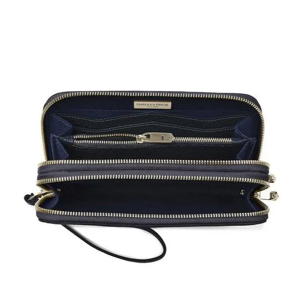 Fairfax & Favor Salisbury Ladies Travel Purse - Navy