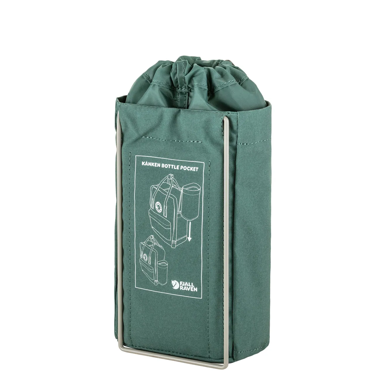 Fjallraven Kanken Bottle Pocket Frost Green