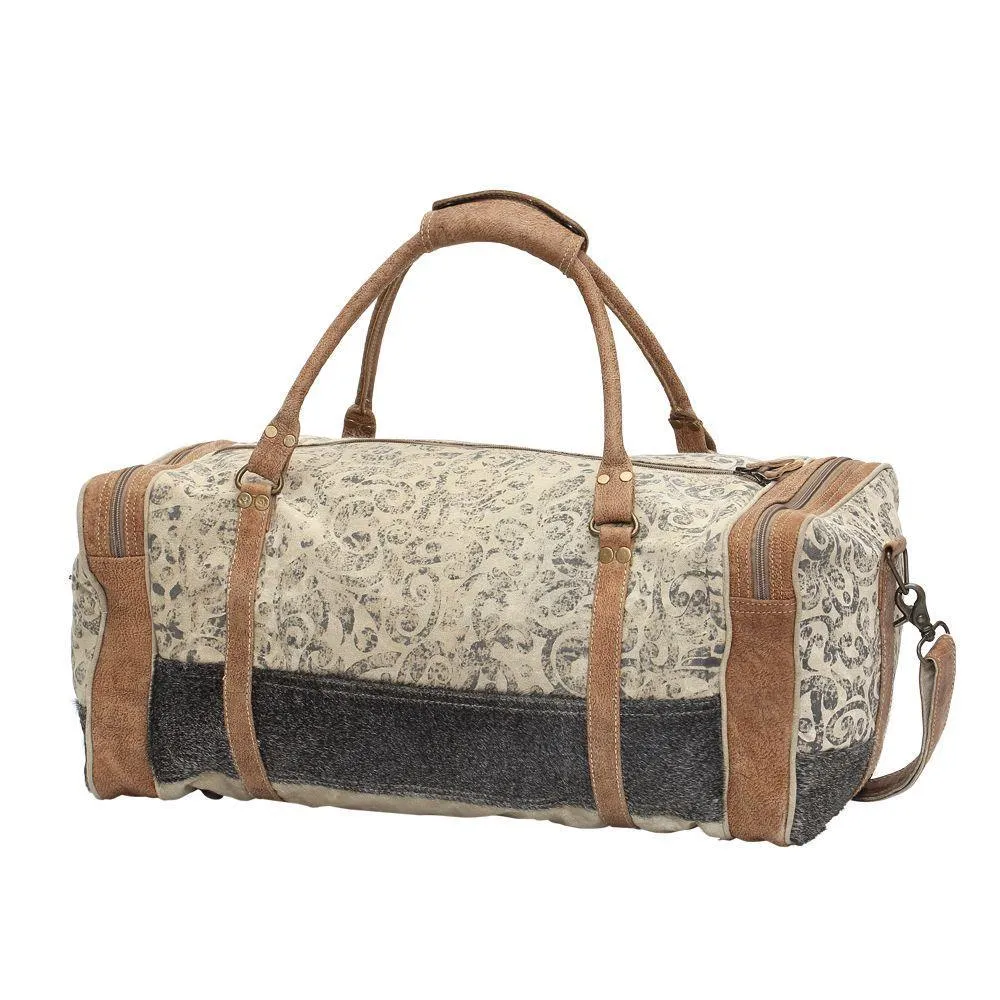 Floral Print Traveler Duffel Bag