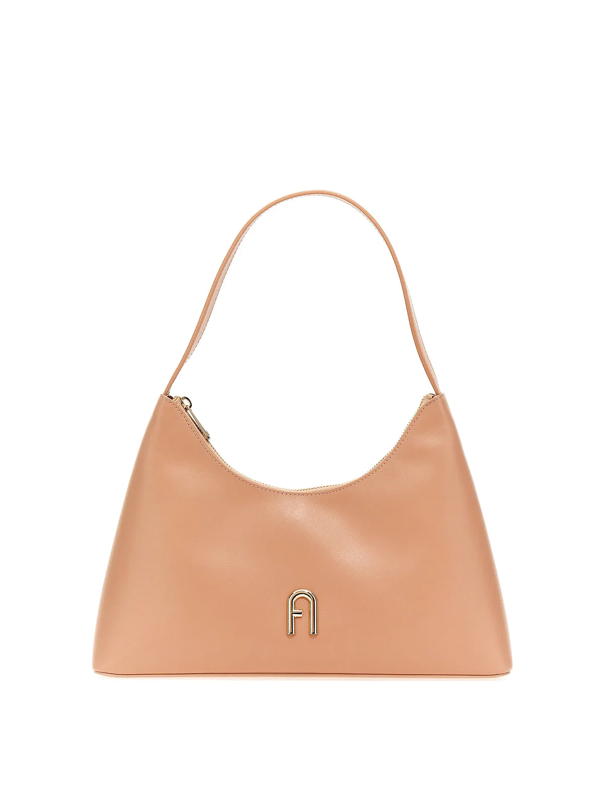 FURLA DIAMANTE SHOULDER BAG IN NUDE