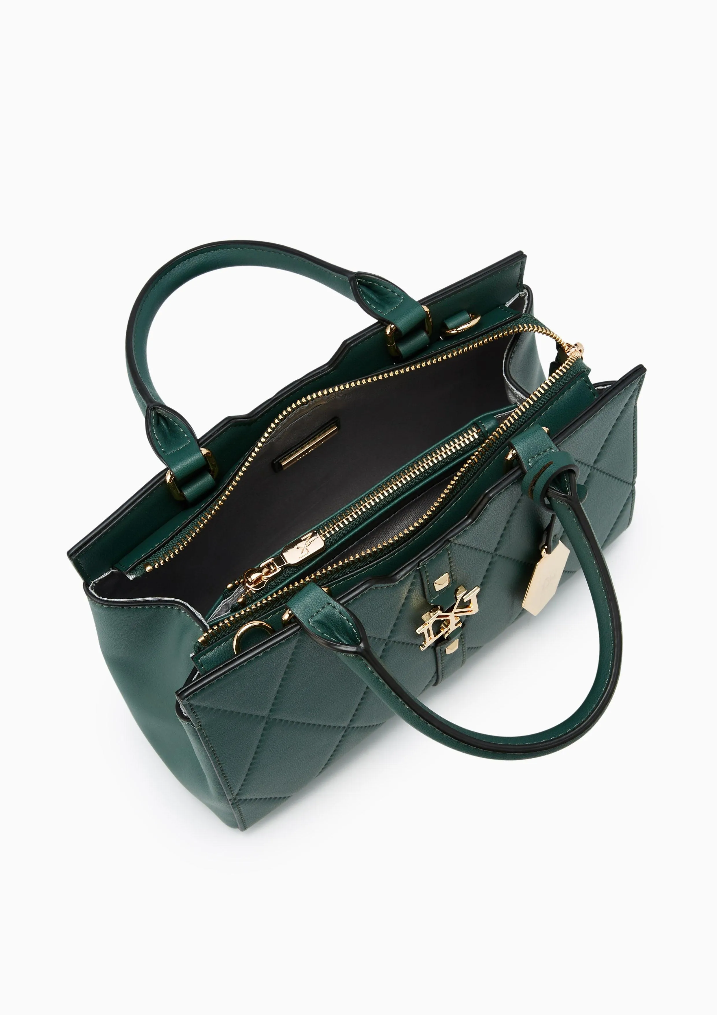 Galactiga Quilt Handbag M Green