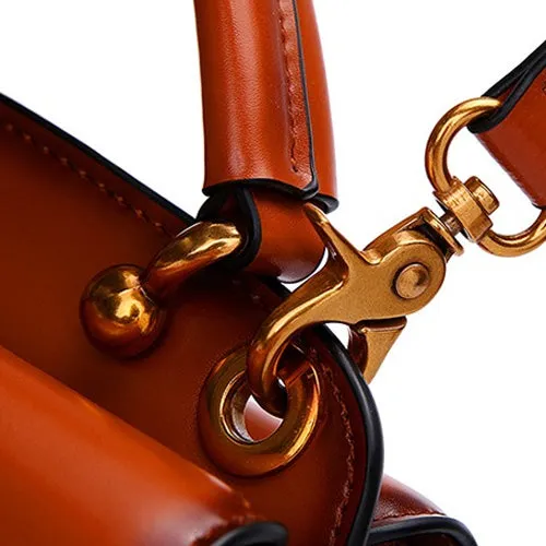 Genuine Leather Satchel Bags For Women Leather Satchel Purse