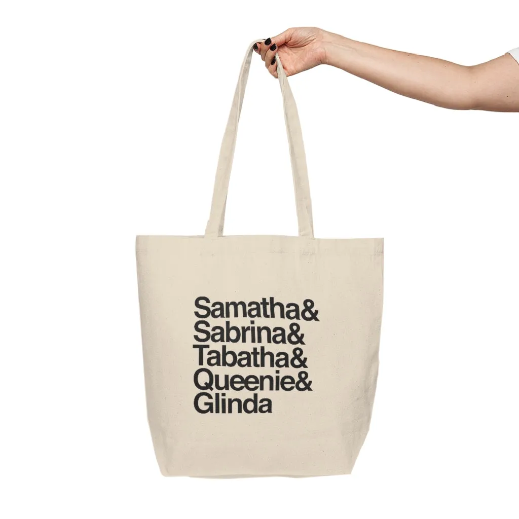 Good Witch / Wicked Witch Canvas Shopping Tote