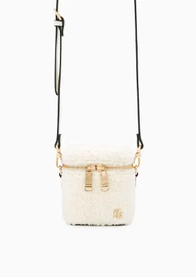 Gracelyn Crossbody Fur Bag Ivory