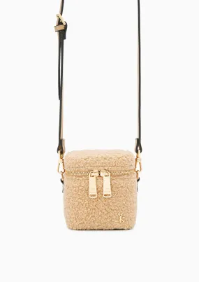 Gracelyn Crossbody Fur Bag Light Brown