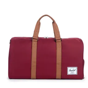 Herschel Supply Novel Duffel Bag - Windsor Wine & Tan