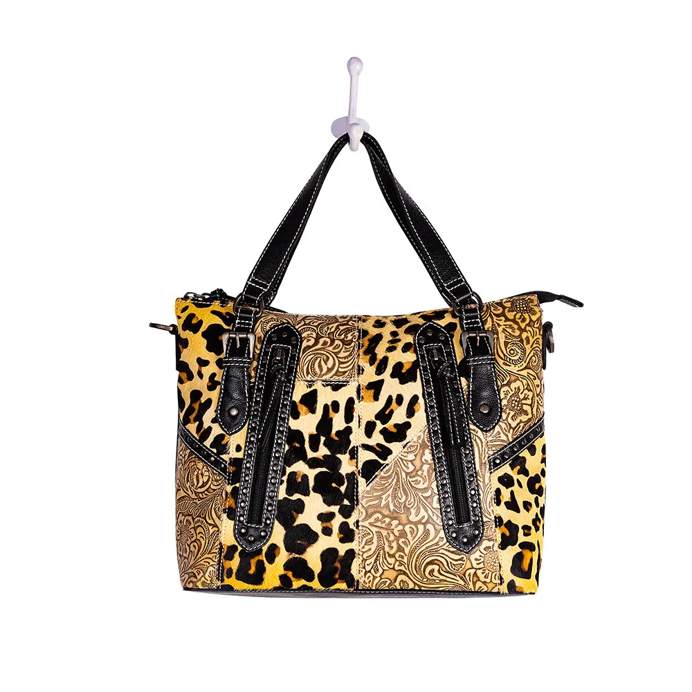 Jaguar Trail Hairon & Leather Bag