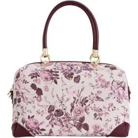 Large Bowling Bag - Plum Rambling Floral