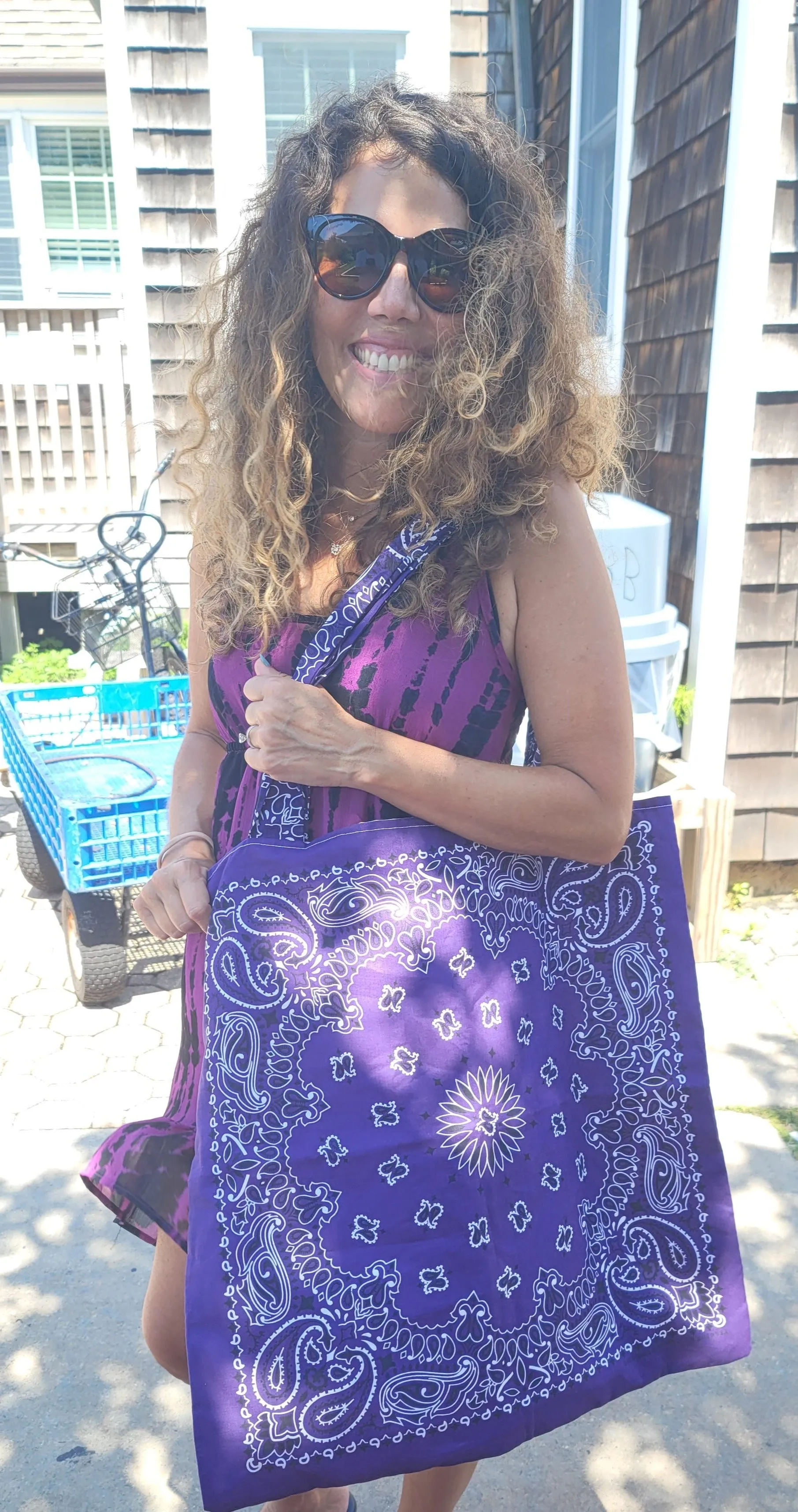 Lavender & Purple Tote