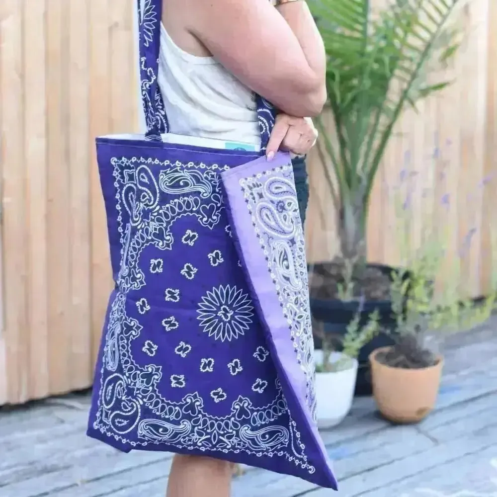 Lavender & Purple Tote