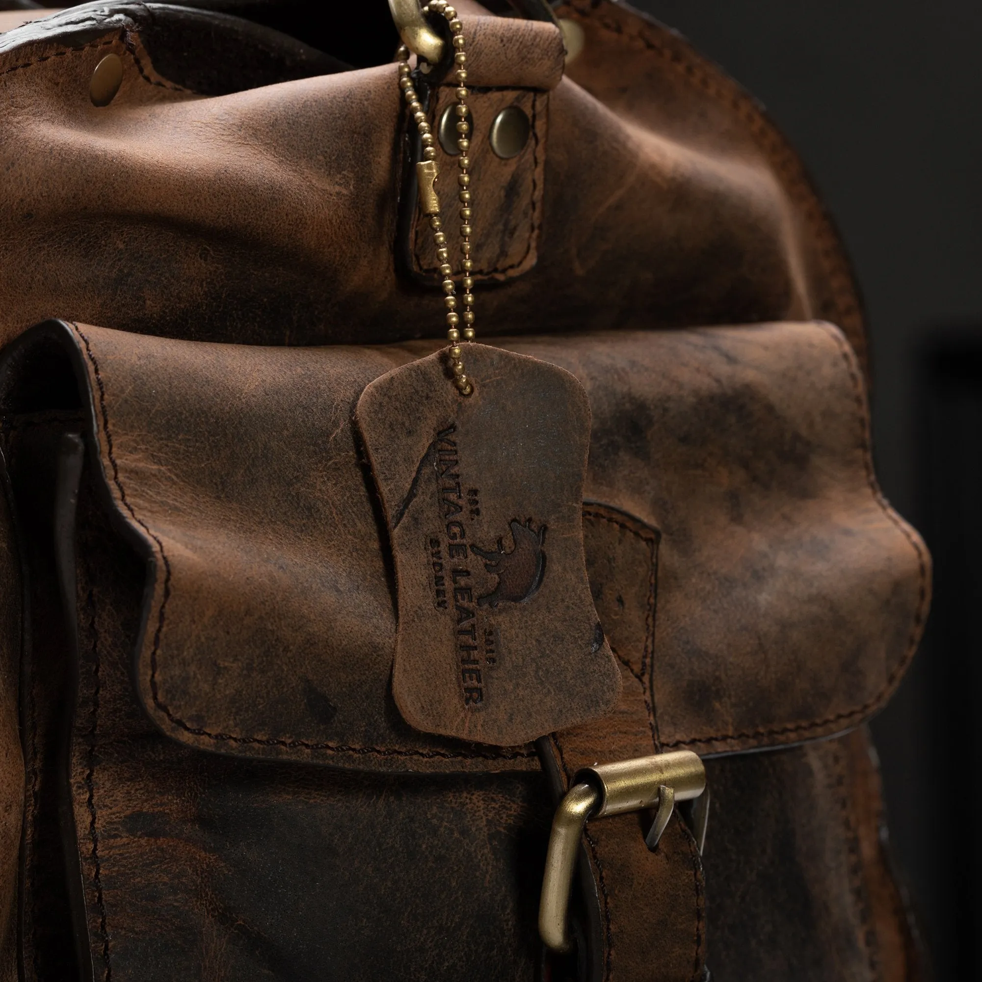 Leather Duffle Bag - Shepherd