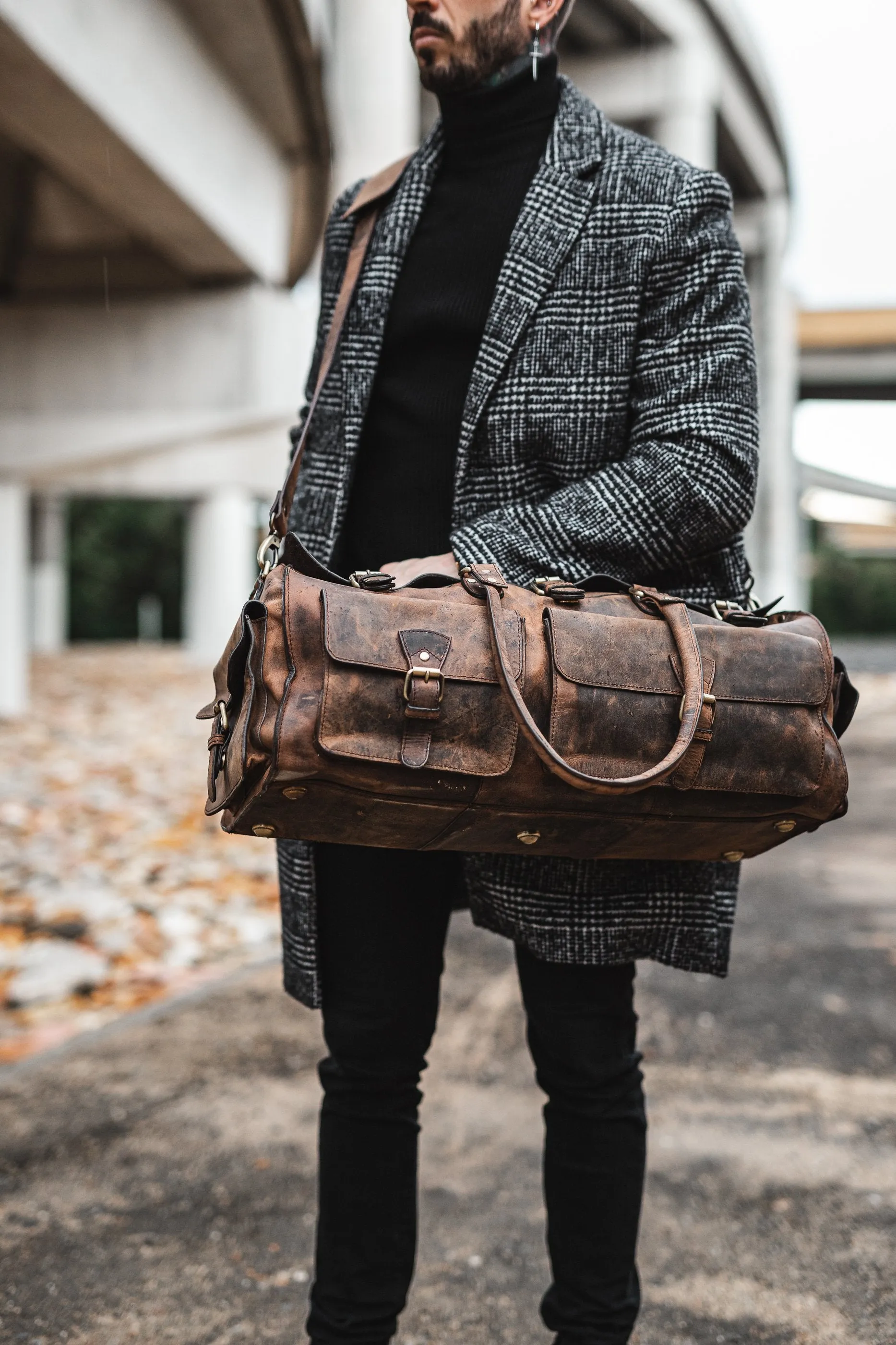 Leather Duffle Bag - Shepherd