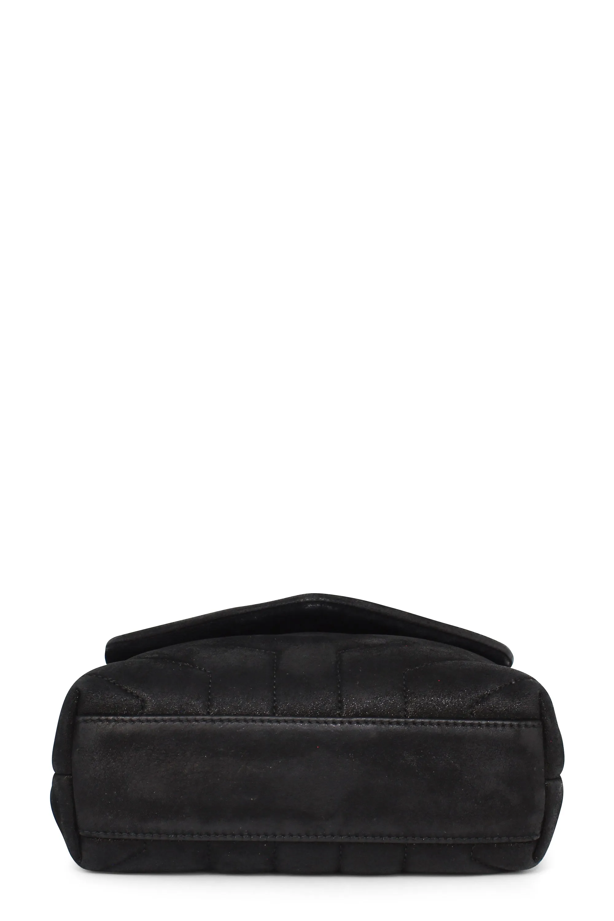 Loulou Toy Bag Black Glitter