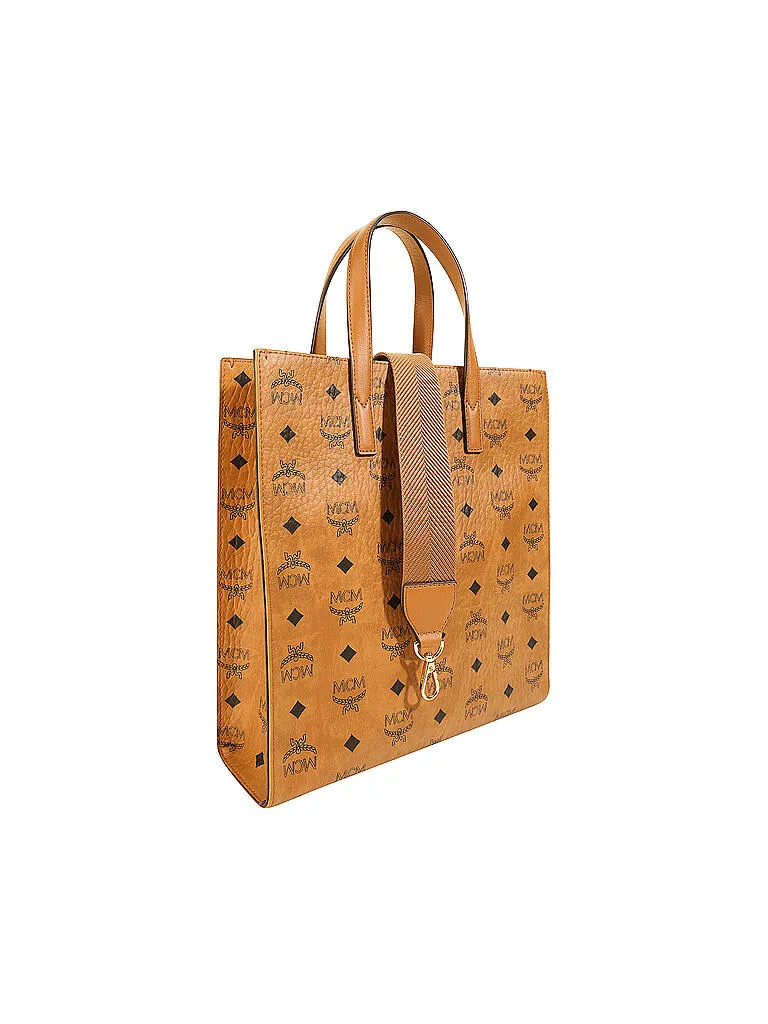 MCM Shopper Classic S Visetos Tote